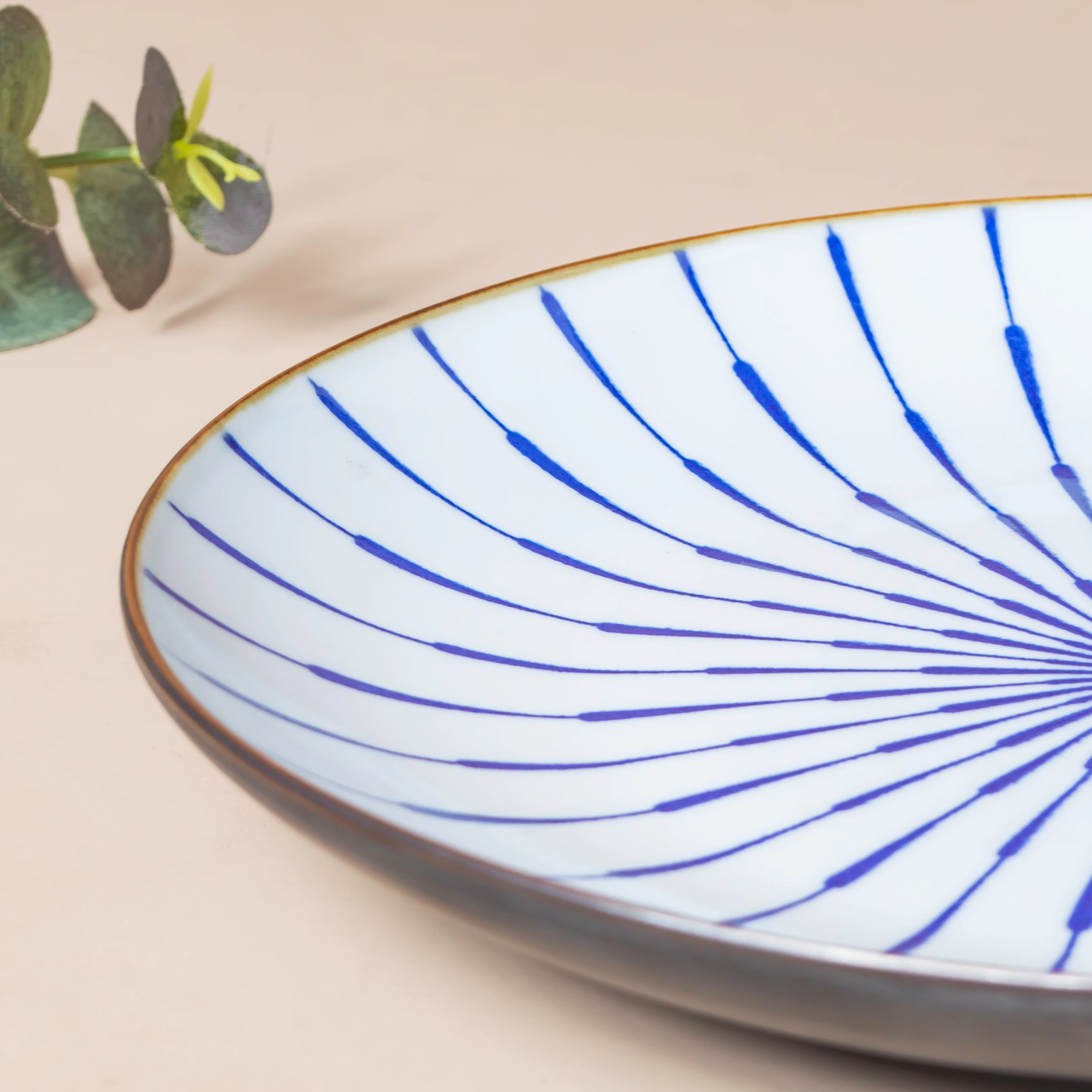 Caspian Cobalt Blue White Plate 7.5 Inch - Image 6