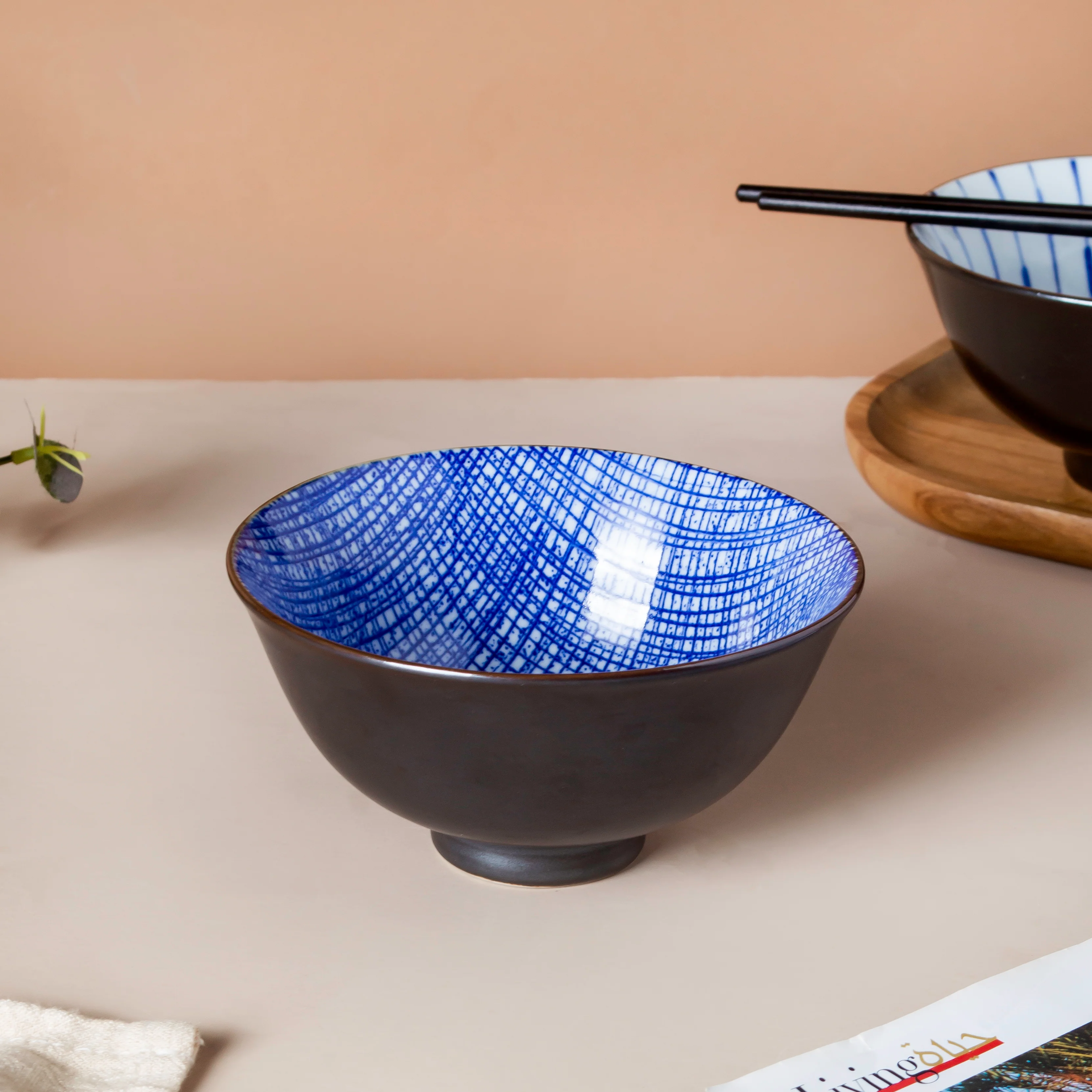 Caspian Cobalt Soup Bowl Blue 200ml