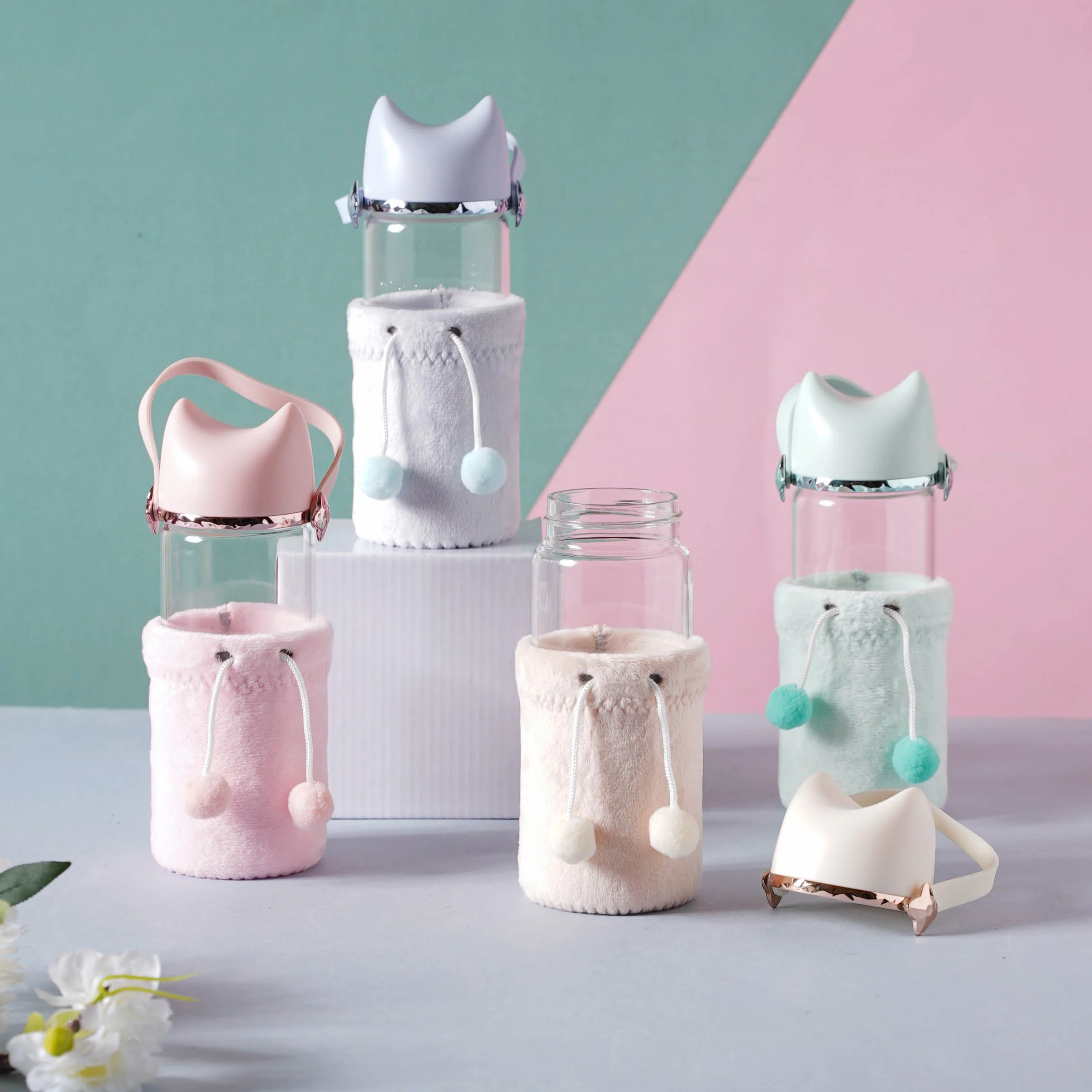 Cat Ear Water Bottle - Image 6