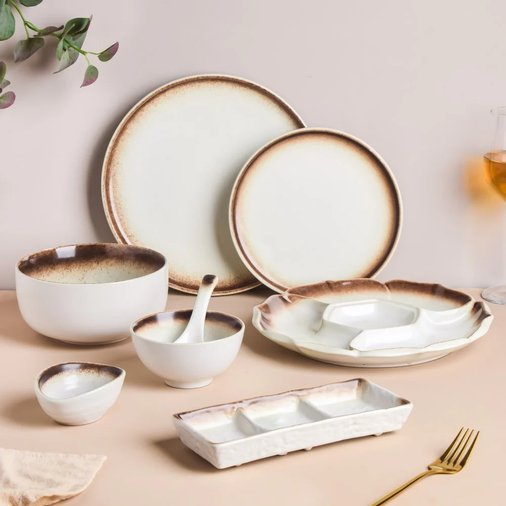 Cavern Clay 34 Piece Dinner Set For 6 - Image 14