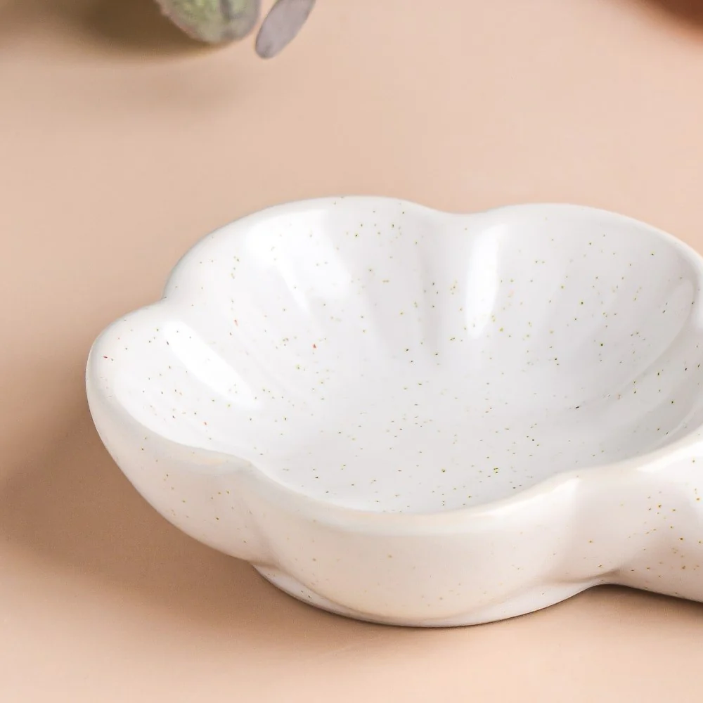 Cavern Clay Dip Bowl With Chopsticks Rest - Image 3