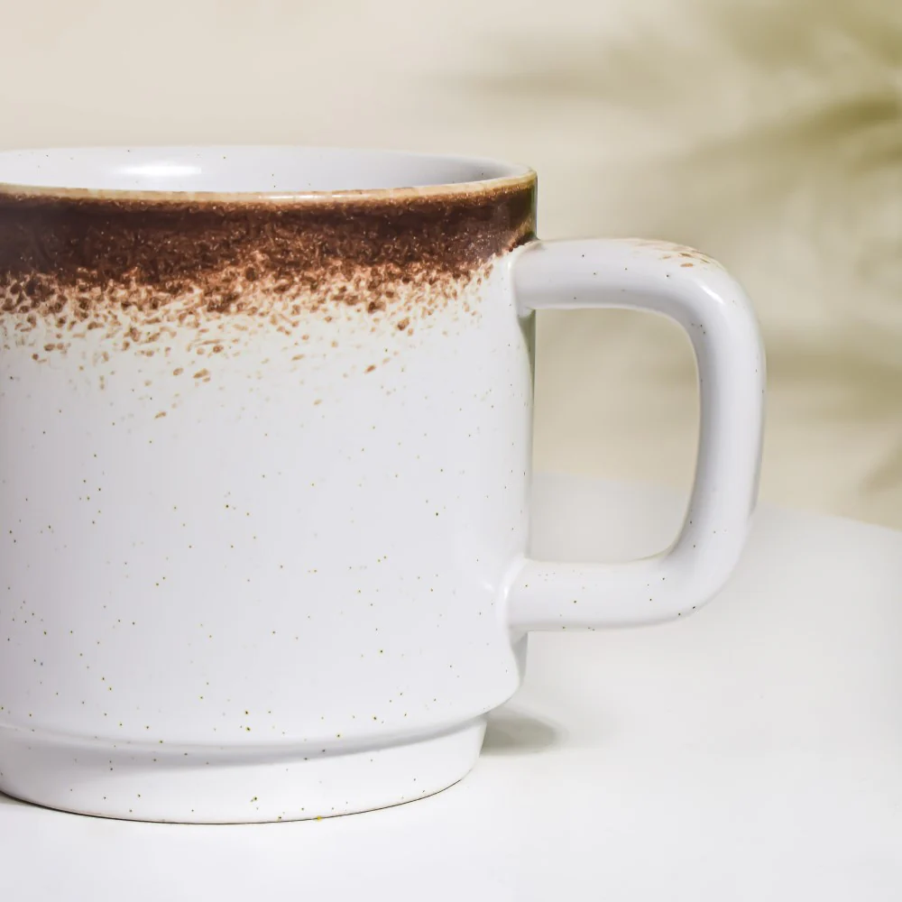 Cavern Clay Mug With Lid White 250 ml - Image 6