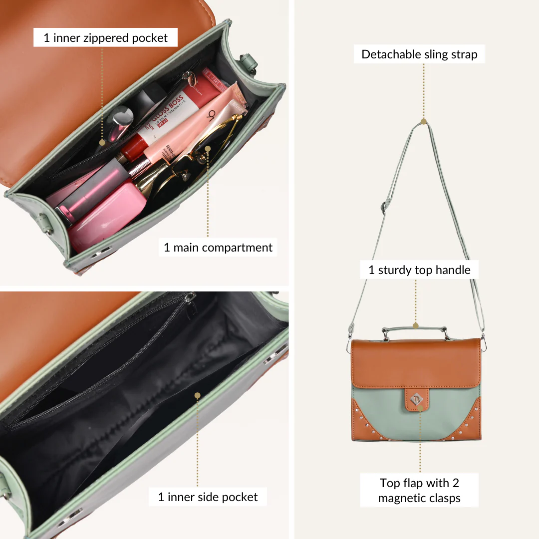 Celestia Handbag For Women With Sling - Image 6
