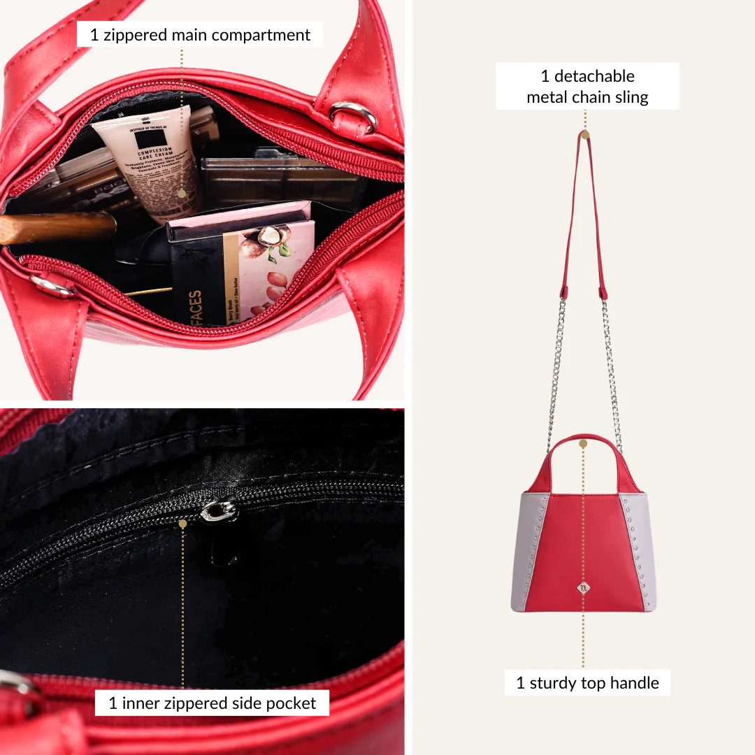 Celestia Trendy Satchel Sling Bag - Image 6
