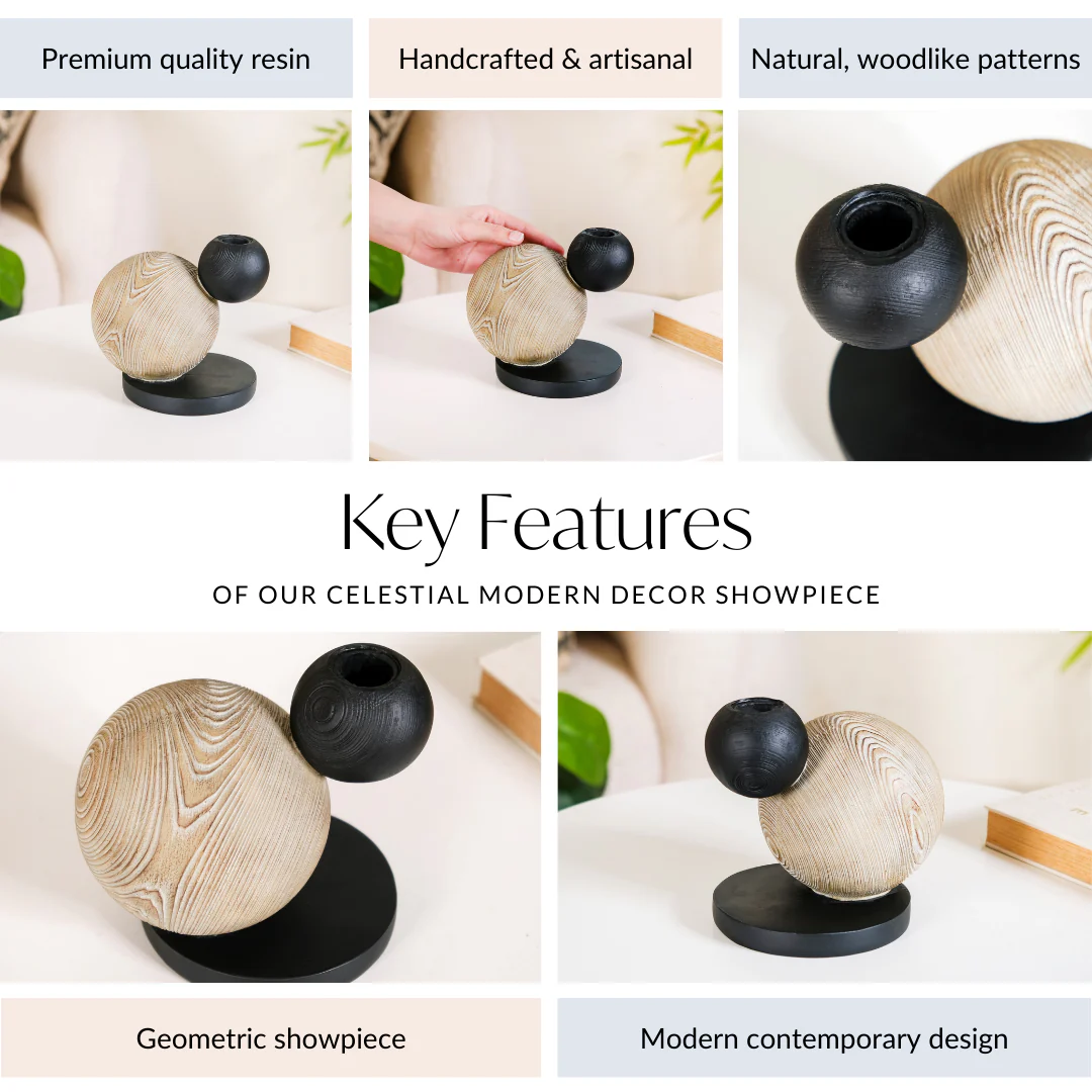 Celestial Modern Decor Candle Holder Showpiece - Image 4