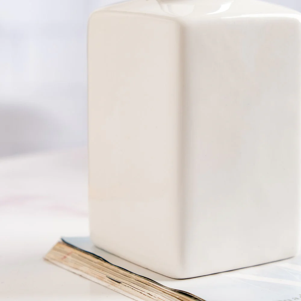 Celestria Ceramic Dispenser With Nozzle White 6 Inch - Image 7