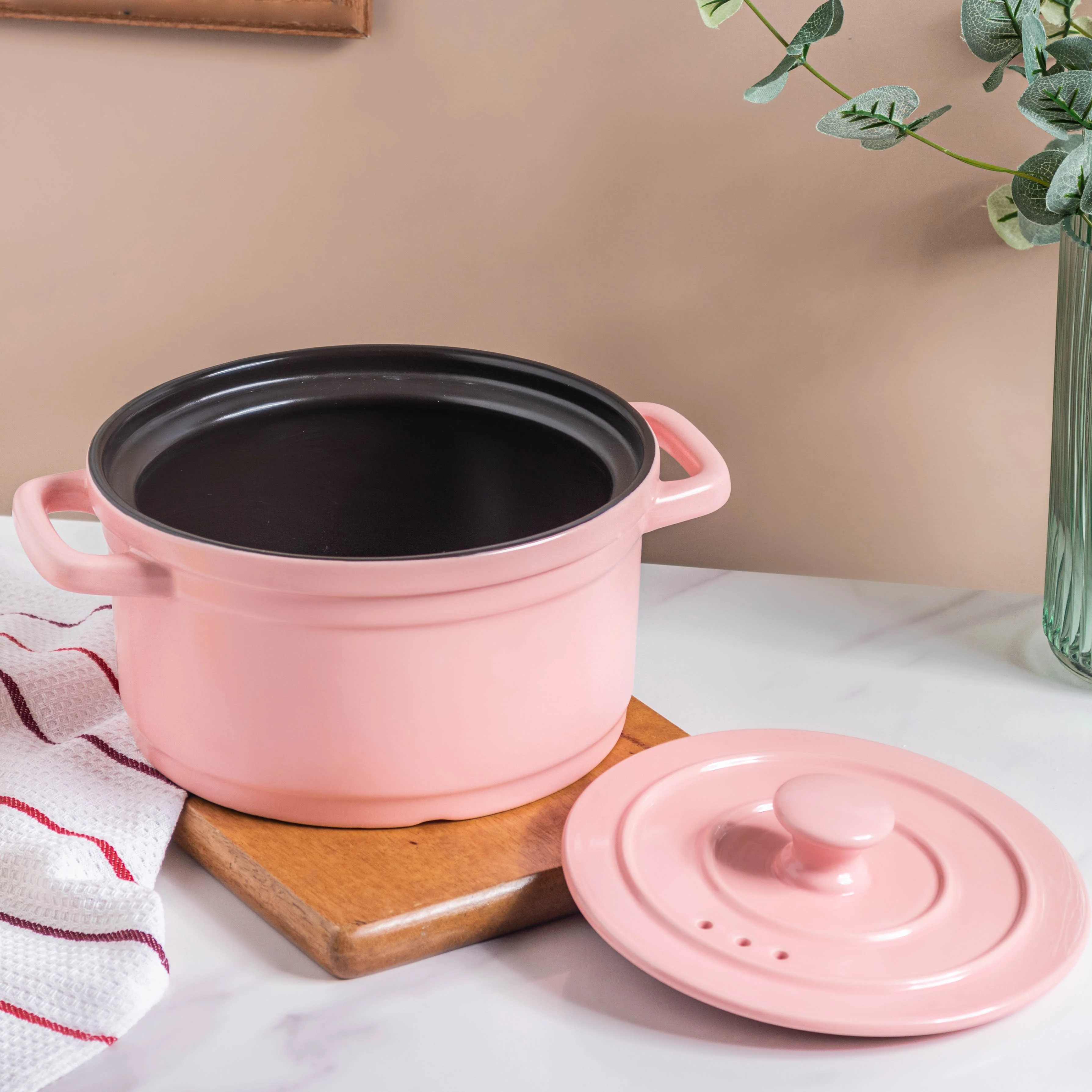 Ceramic Stock Pot With Lid Small - Image 6