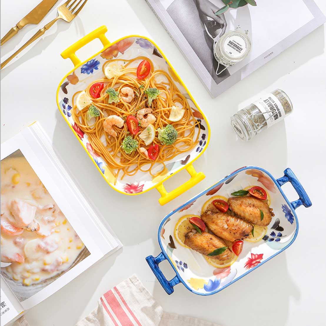 Floral Baking Tray 350 ml - Image 3
