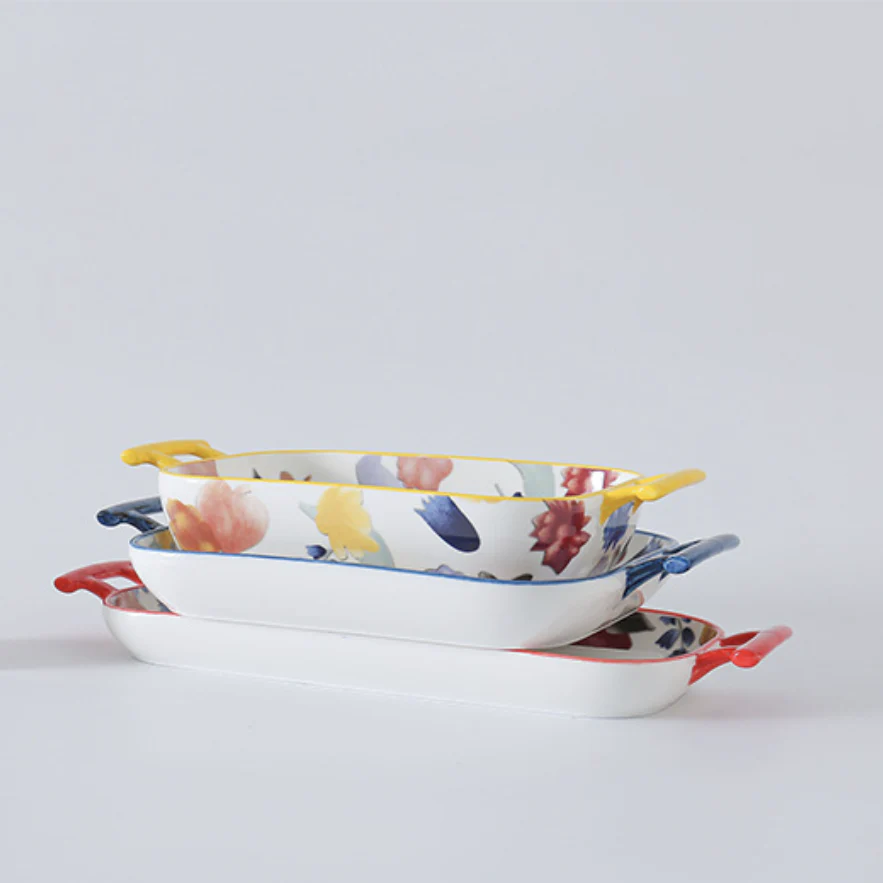 Floral Baking Dish Long - Image 6