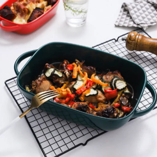 Ceramic Baking Tray With Handles - Image 6