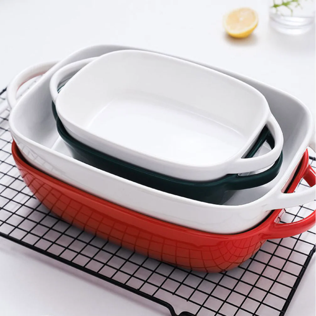 Ceramic Baking Tray With Handles - Image 7