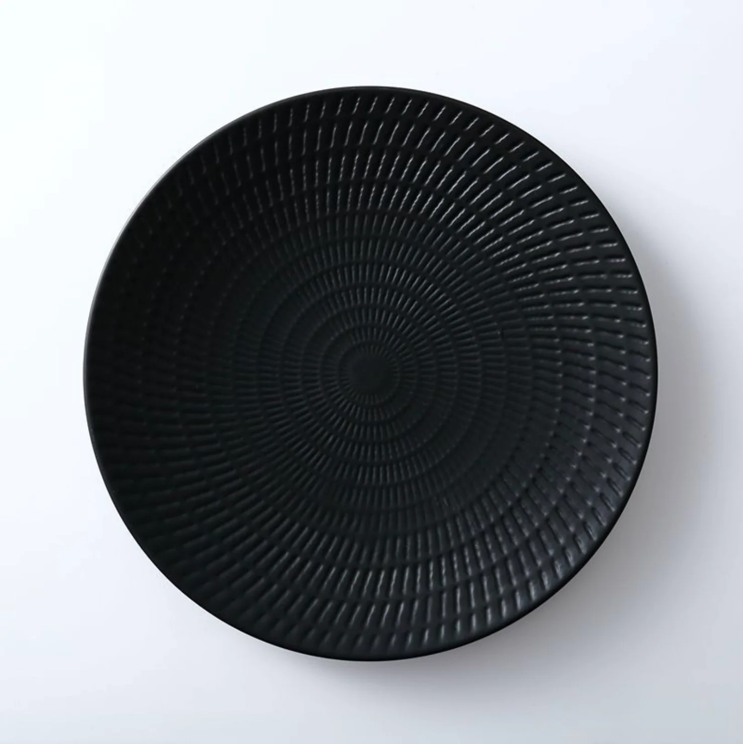 Ceramic Black Dinner Plate - Image 3