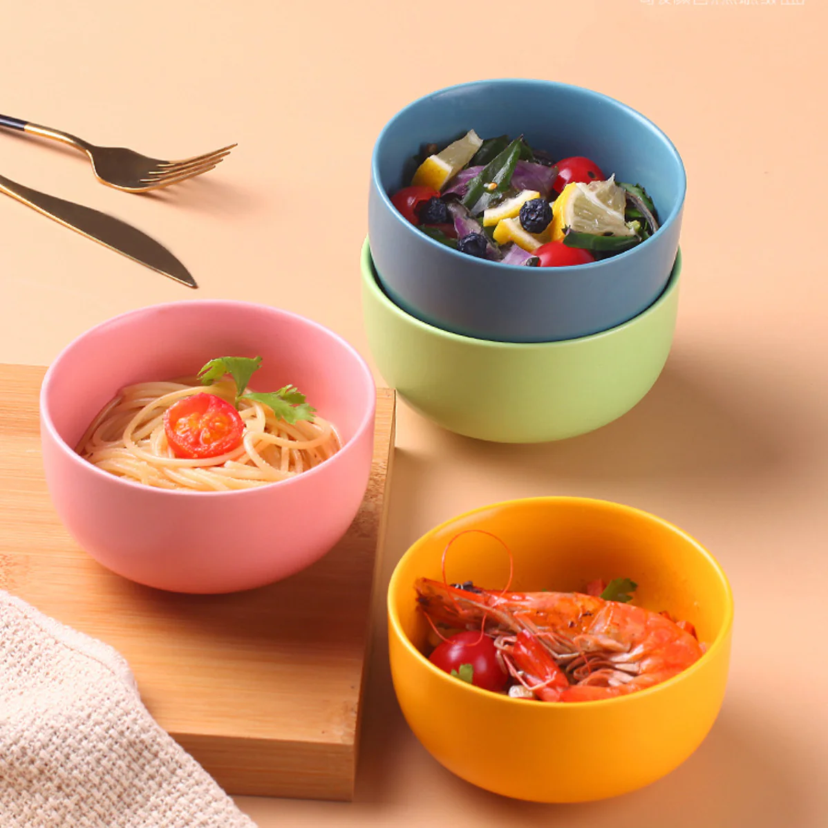 Ceramic Bowl For Chips Set of 2 - Image 10