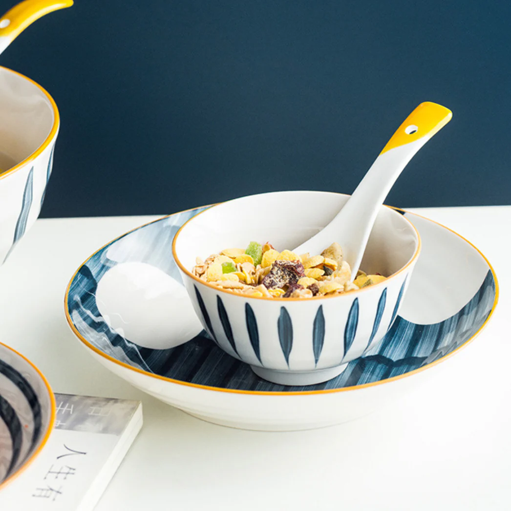 Ceramic Bowls Nitori 680 ml - Image 11