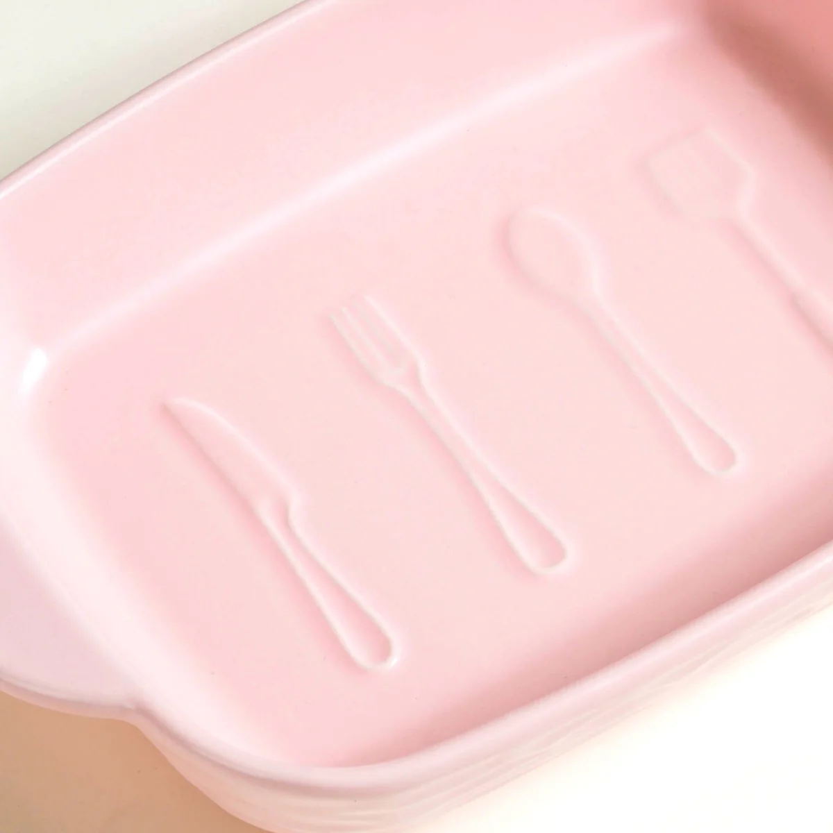 Ceramic Casserole Dish With Double Handle Pink 650 ml - Image 12