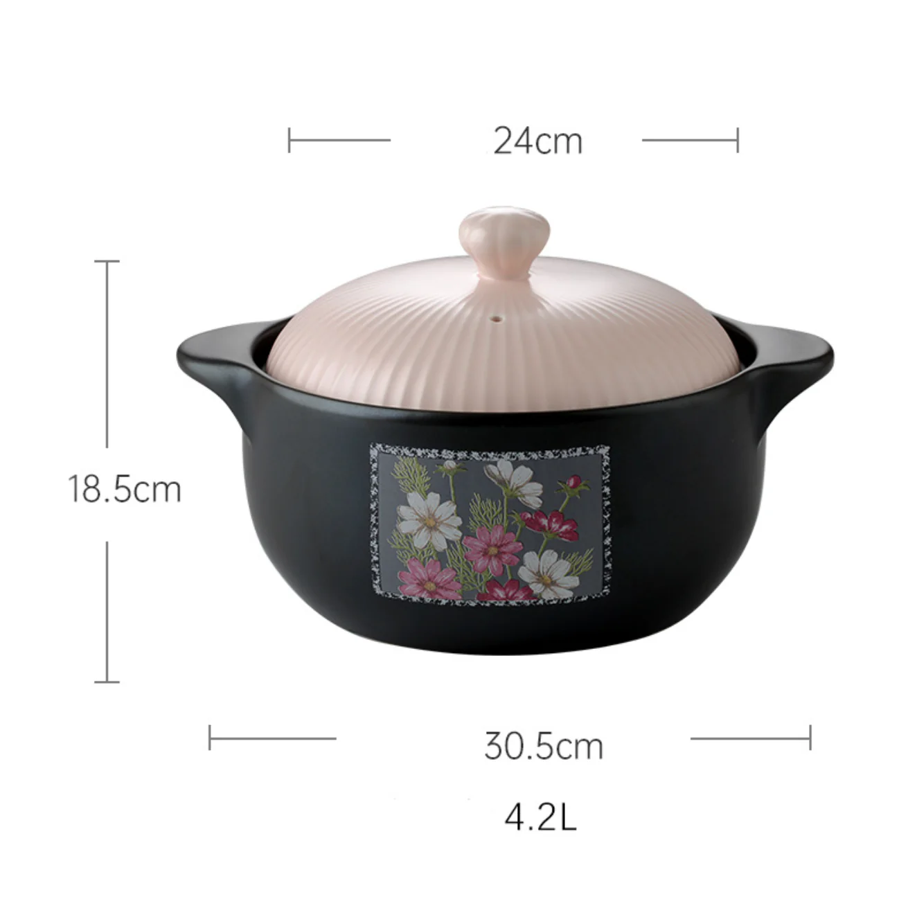 Ceramic Casserole Pot Large - Image 6