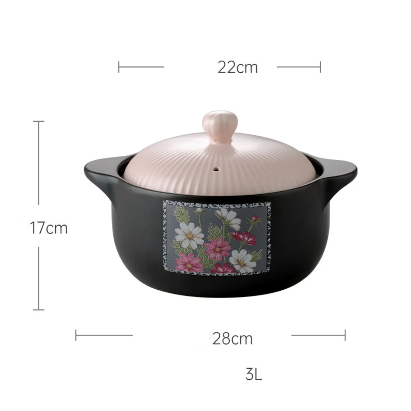 Ceramic Casserole Pot Medium - Image 5