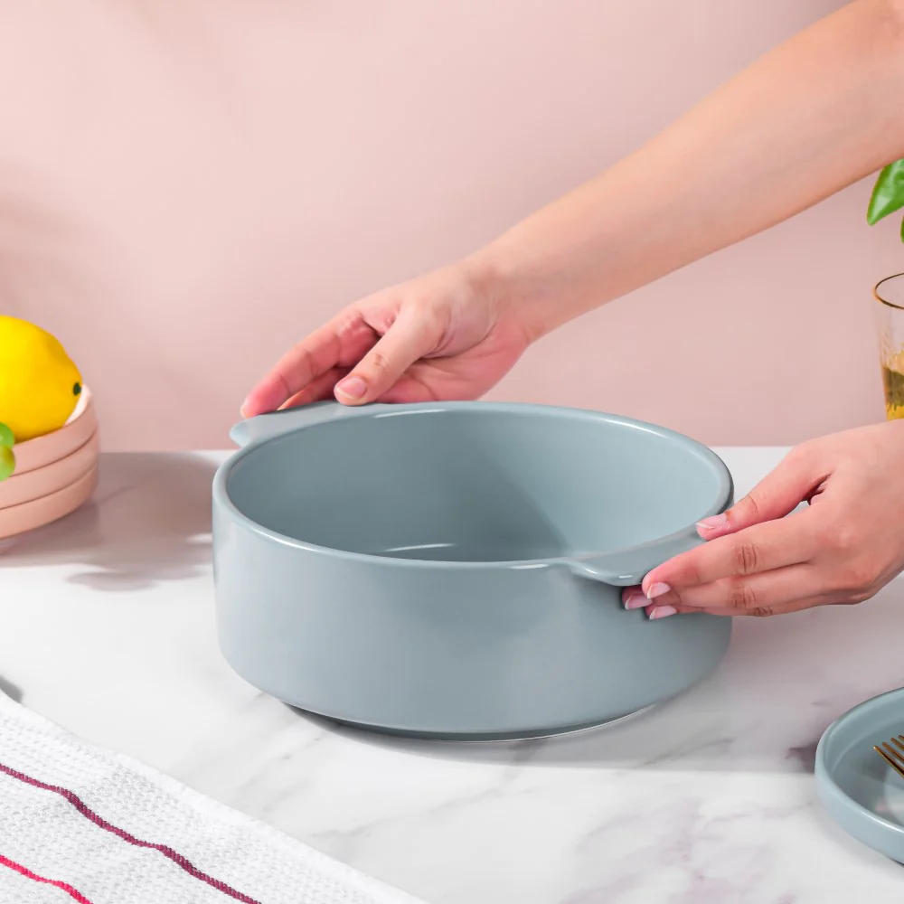 Ceramic Casserole Pots Blue 2 L - Image 6
