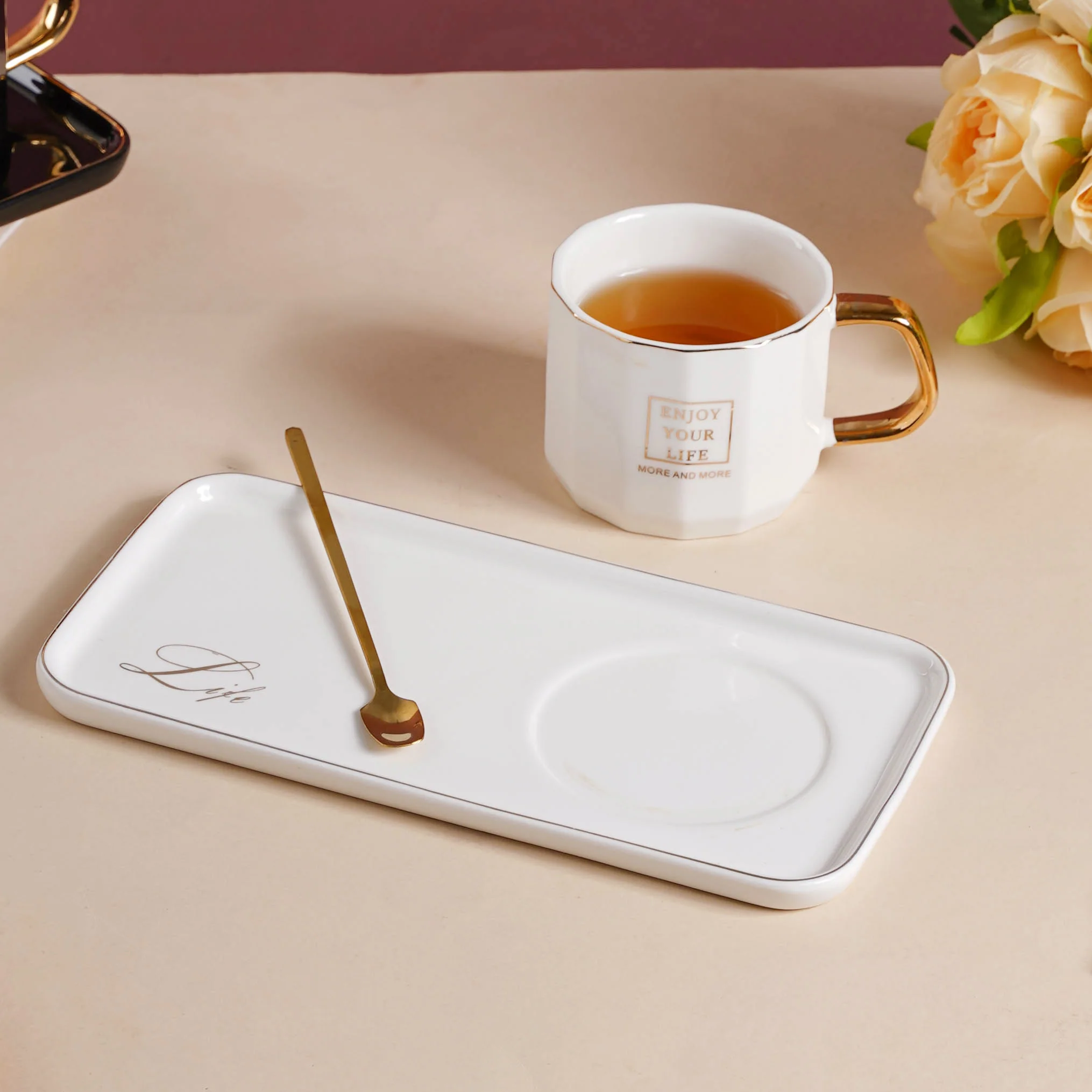 Ceramic Cup and Tray - Image 15