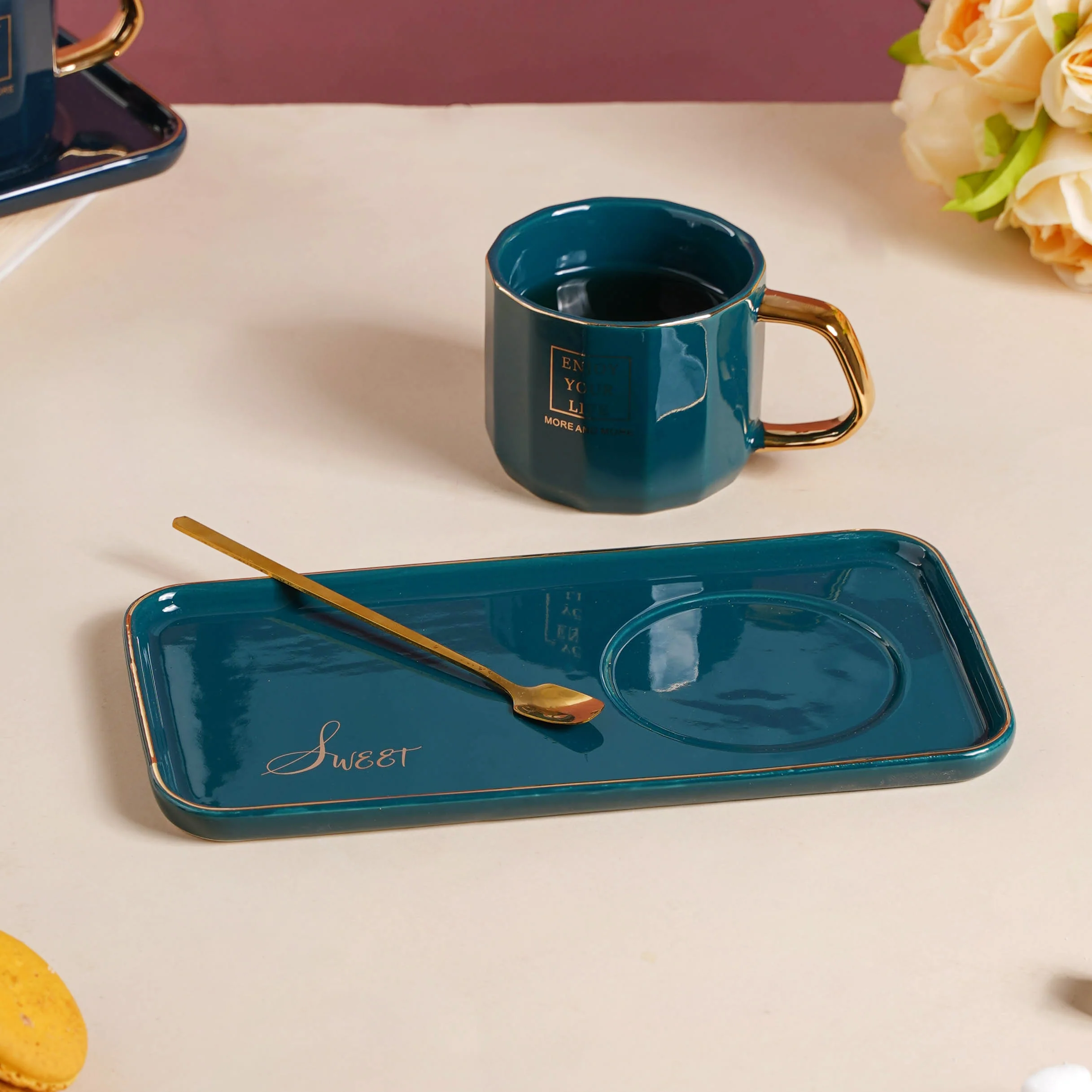 Ceramic Cup and Tray - Image 16