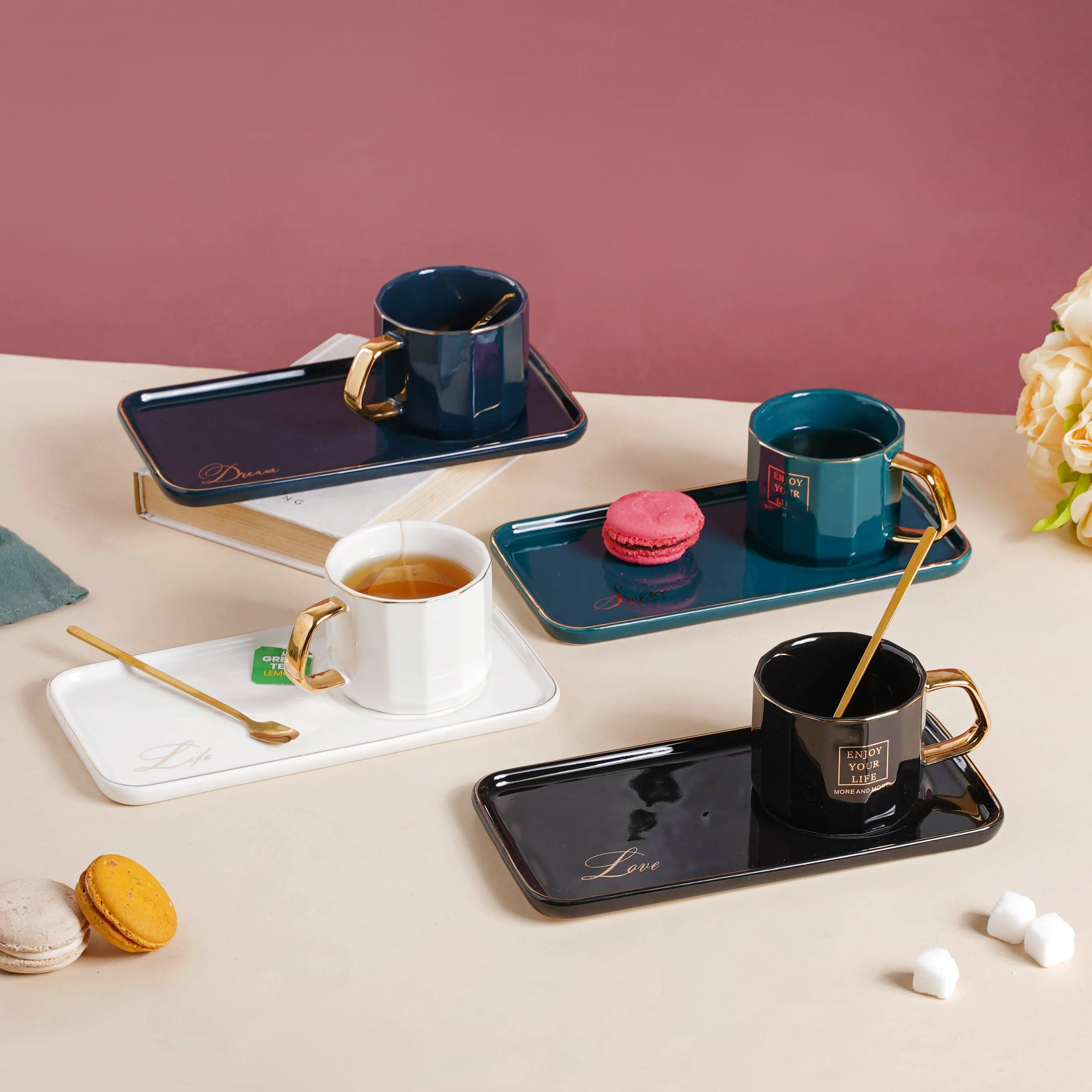 Ceramic Cup and Tray - Image 7