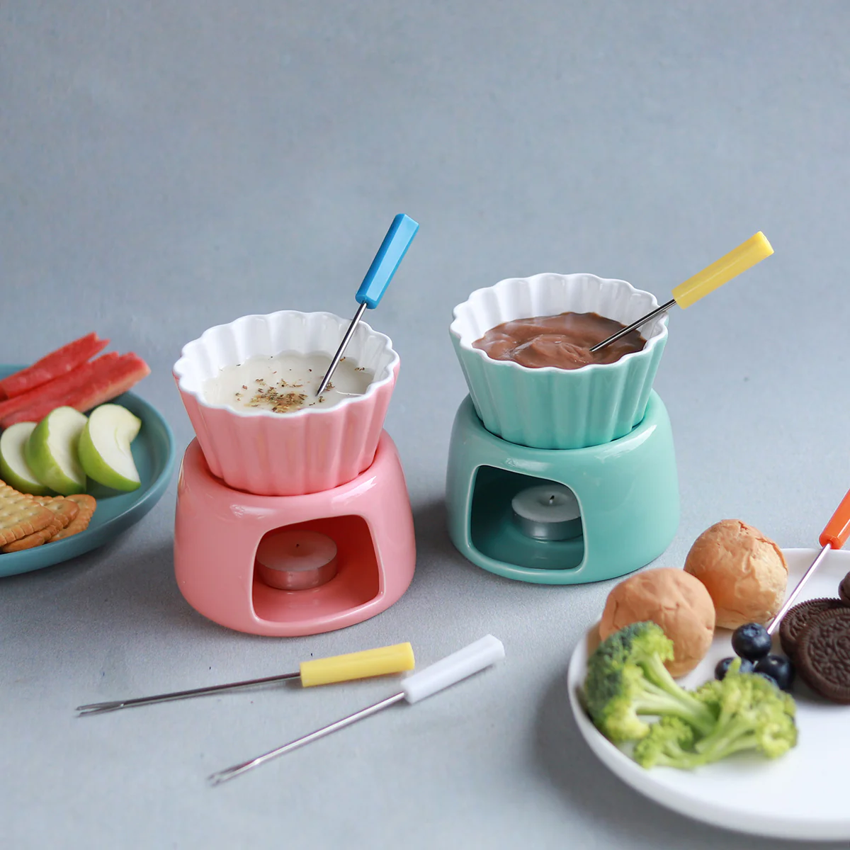 Ceramic Fondue Pot - Image 10
