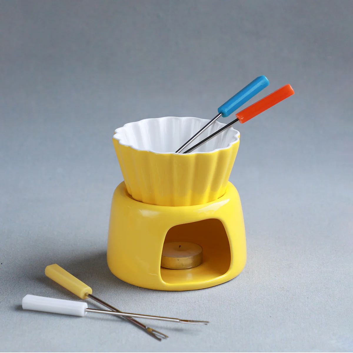 Ceramic Fondue Pot - Image 4