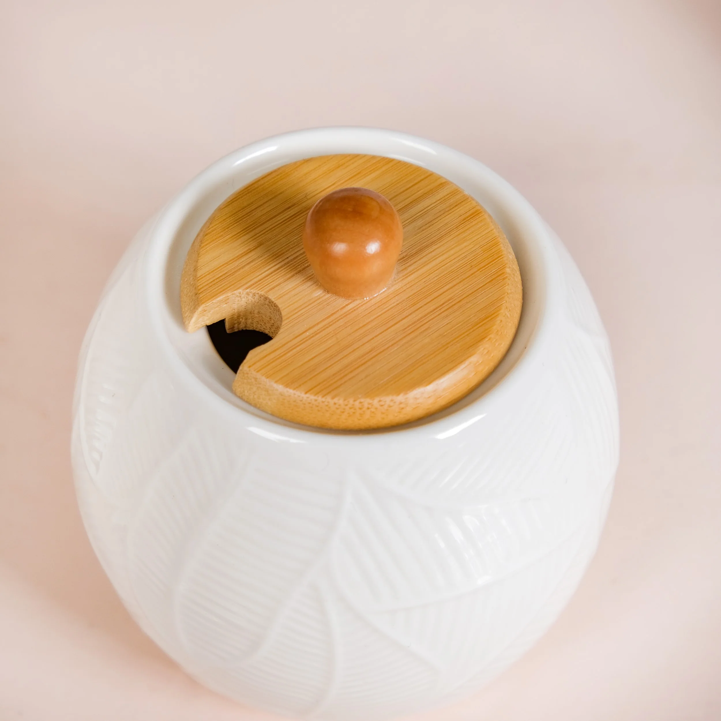 Ceramic Jar And Salt Pepper Shaker Set Of 4 With Tray - Image 7