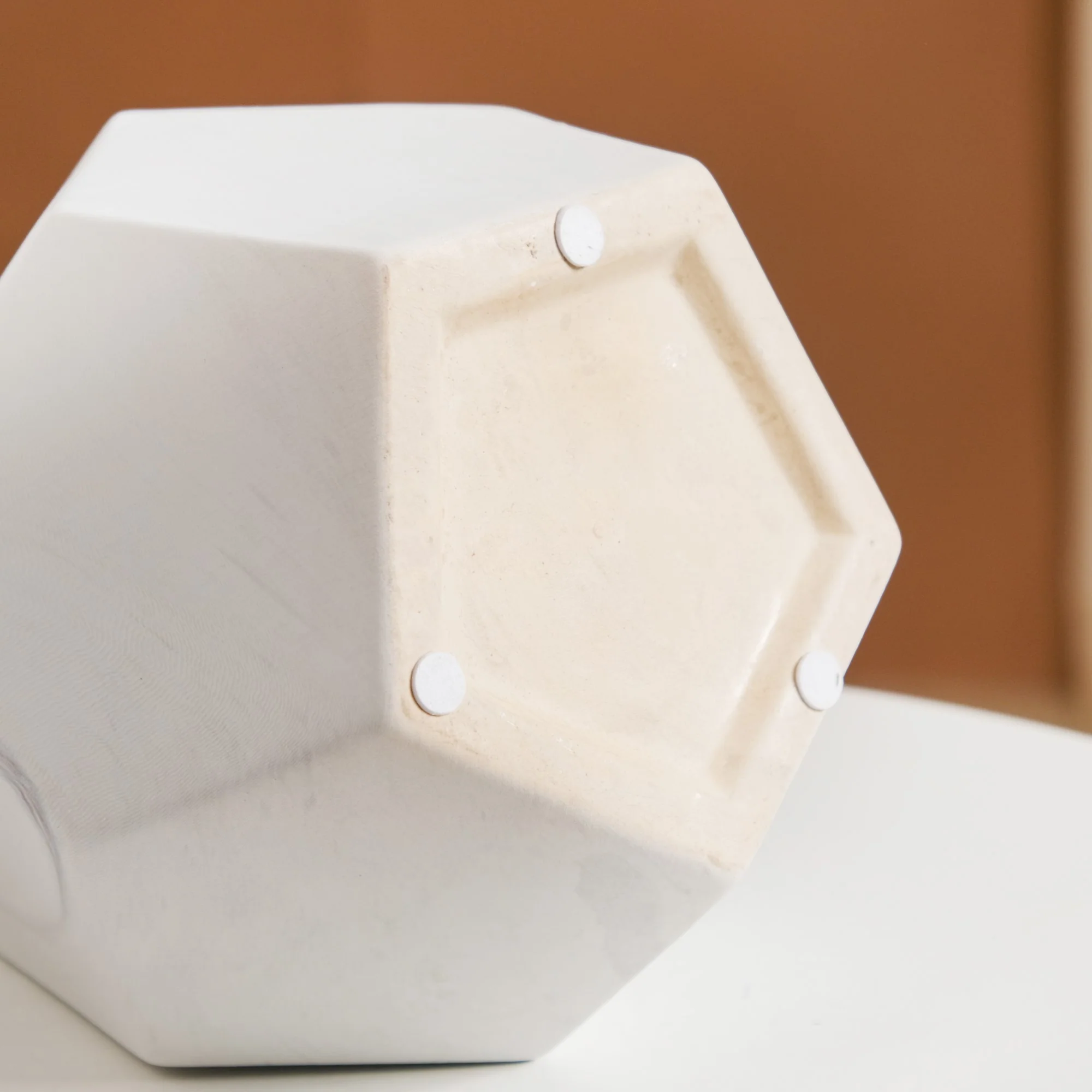 Ceramic Marble Facets Vase - Image 11