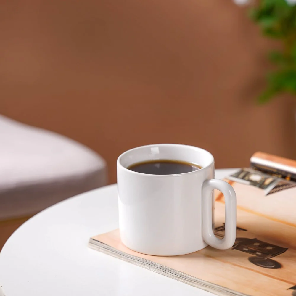 Ceramic Mug White 220ml - Image 6