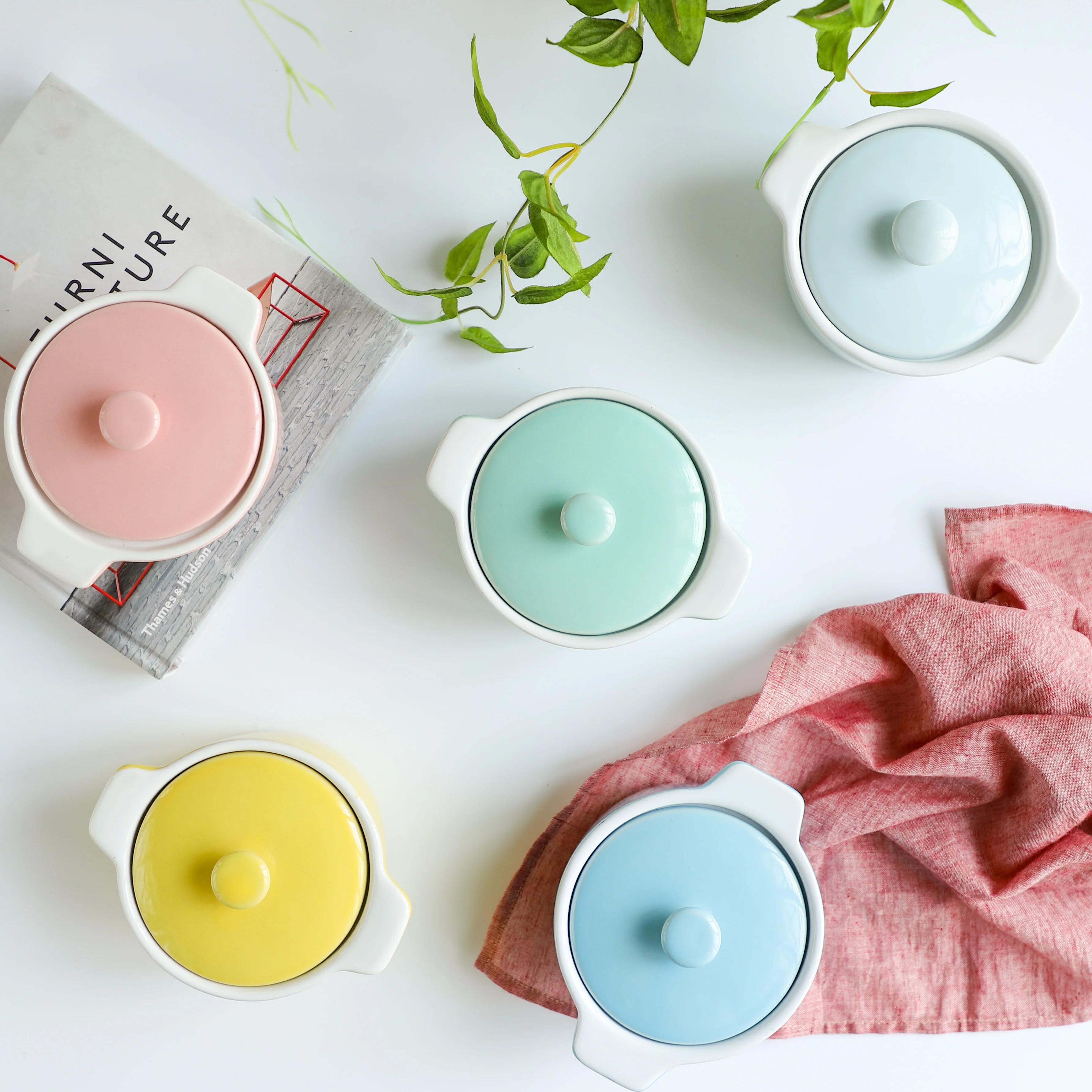 Ceramic Pastel Bowl- Round - Image 10