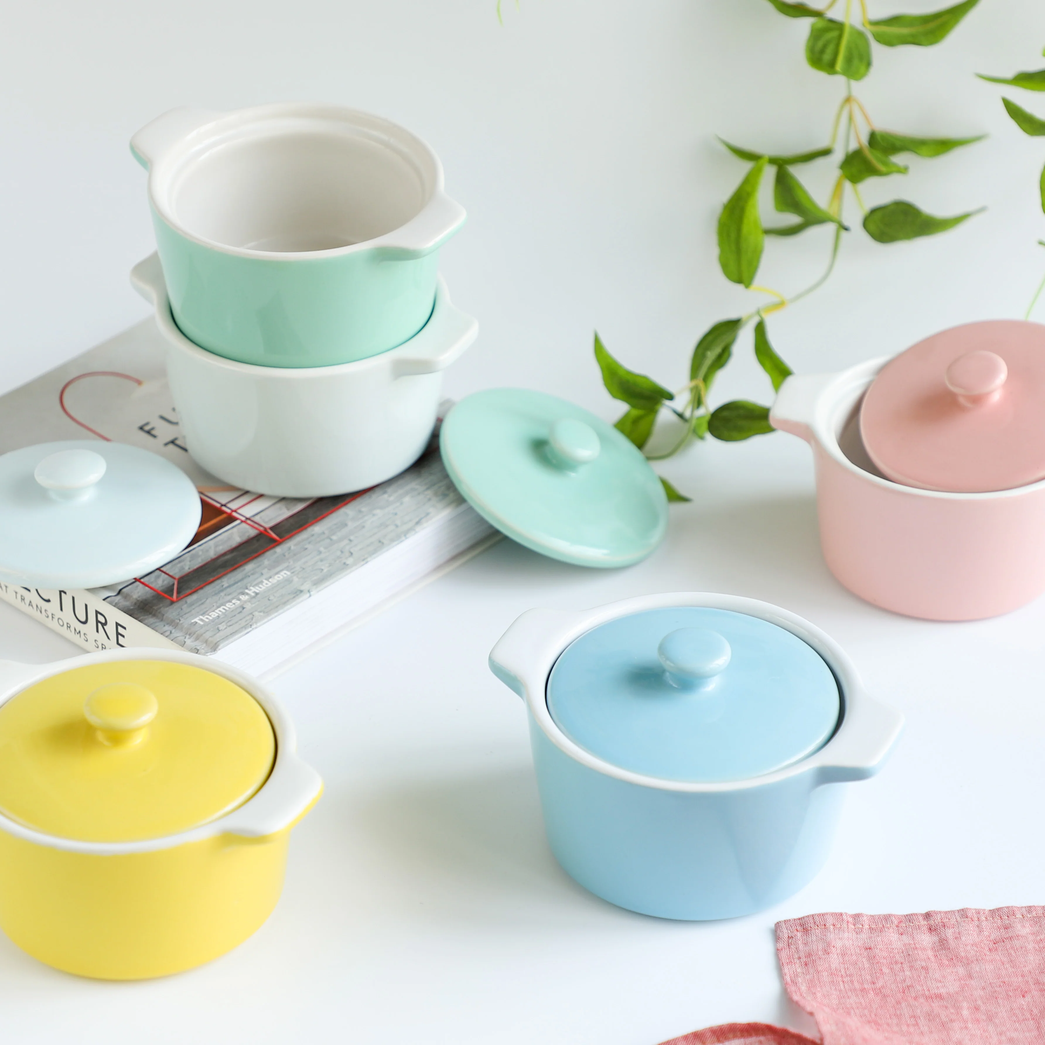 Ceramic Pastel Bowl- Round - Image 7