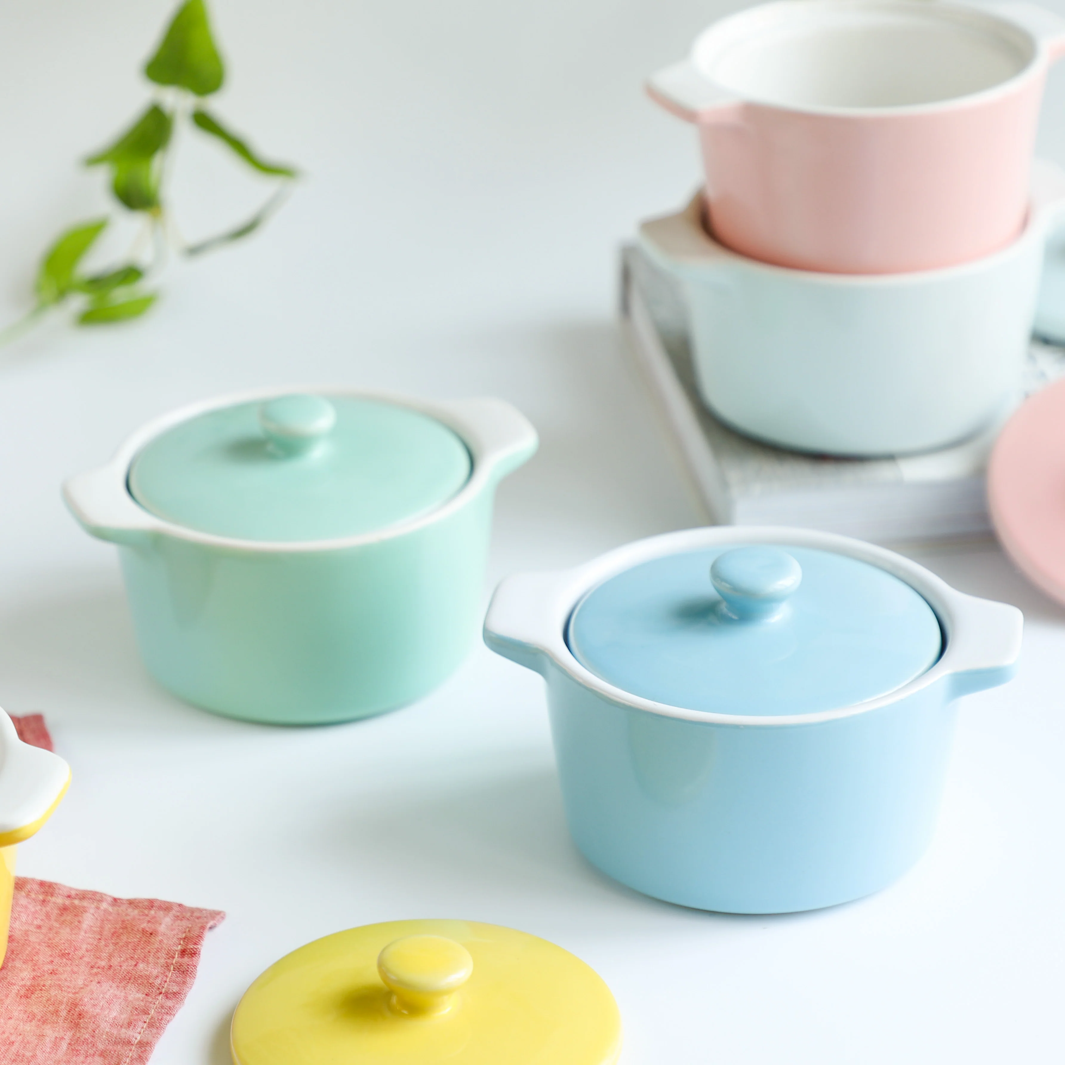 Ceramic Pastel Bowl- Round - Image 8