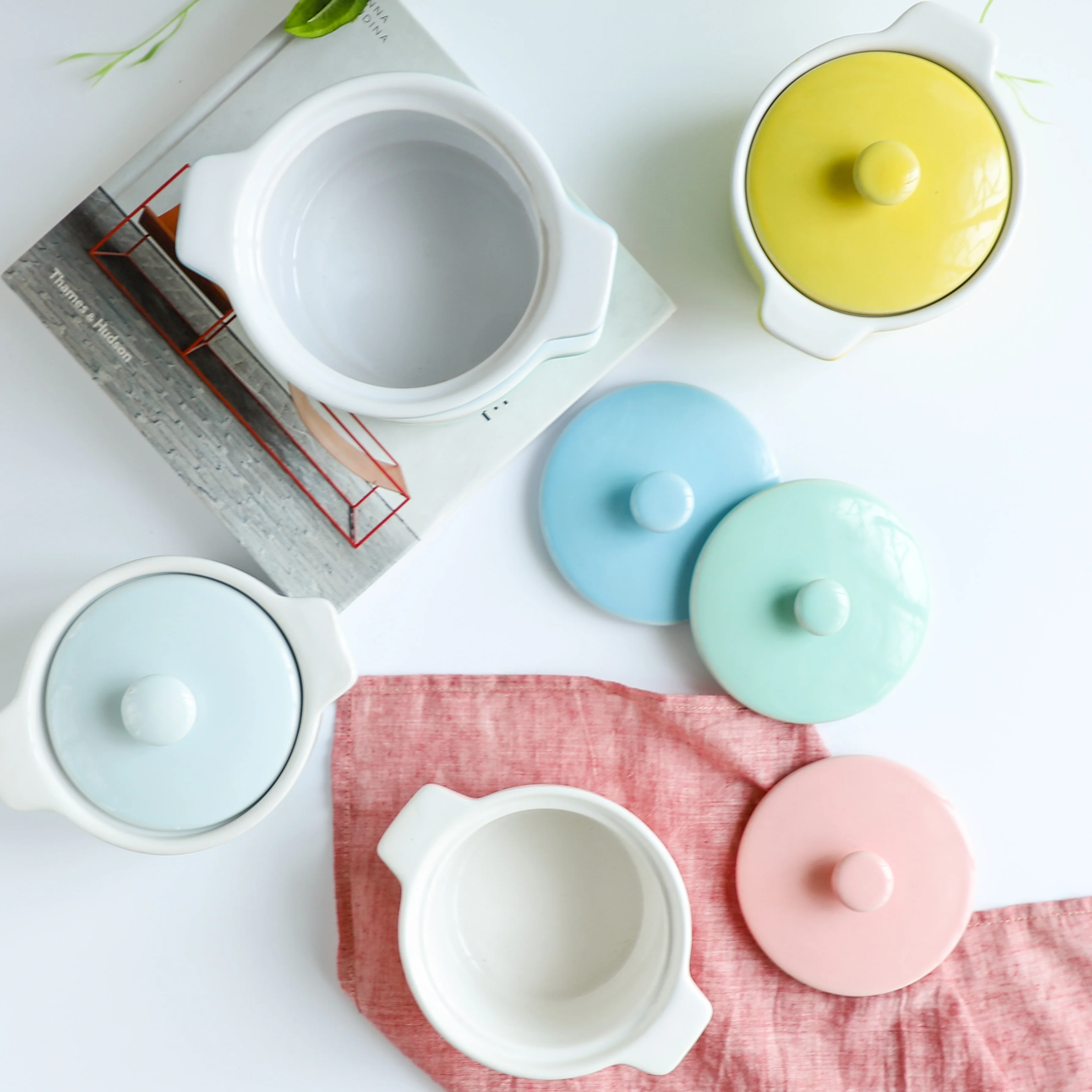 Ceramic Pastel Bowl- Round - Image 9