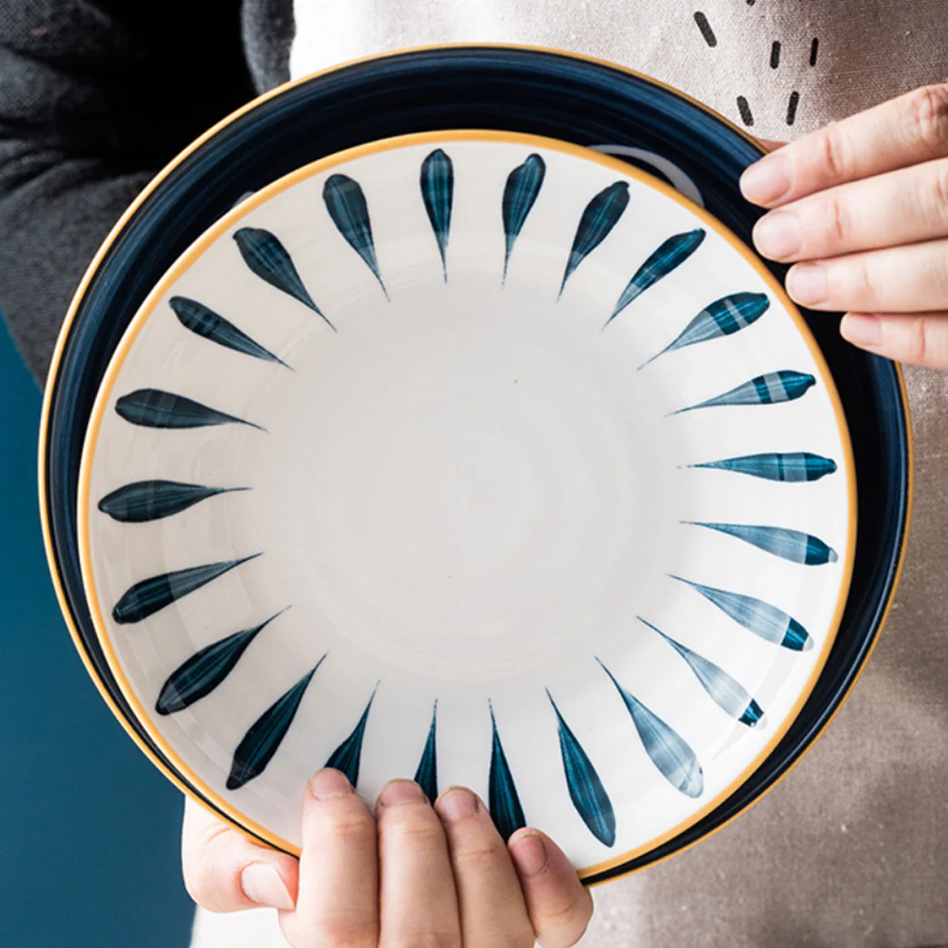 Nitori Ceramic Deep Plate Large 8inch - Image 14