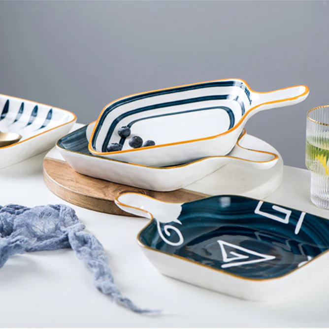 Ceramic Plate With Handle Nitori - Image 7