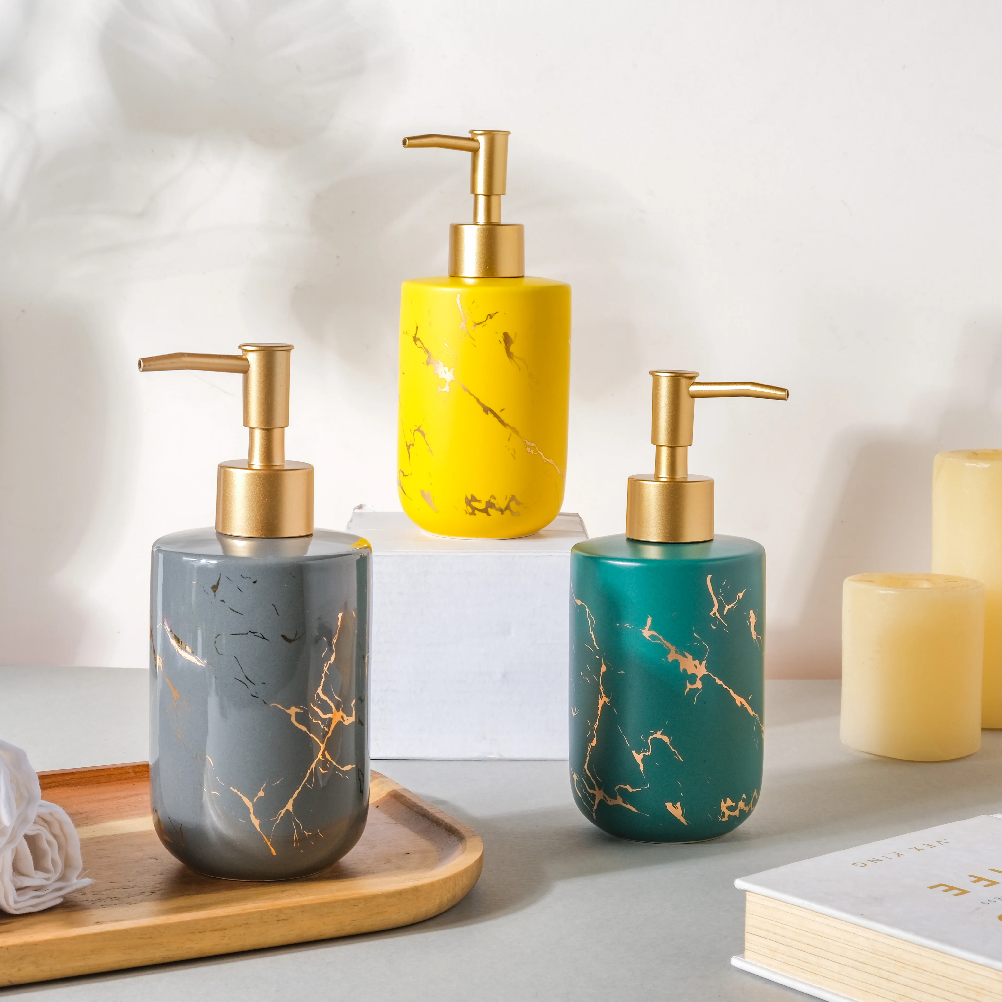 Ceramic Pump Dispenser Bottle - Image 8