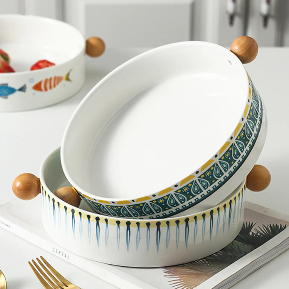 Ceramic Salad Bowl - Image 4