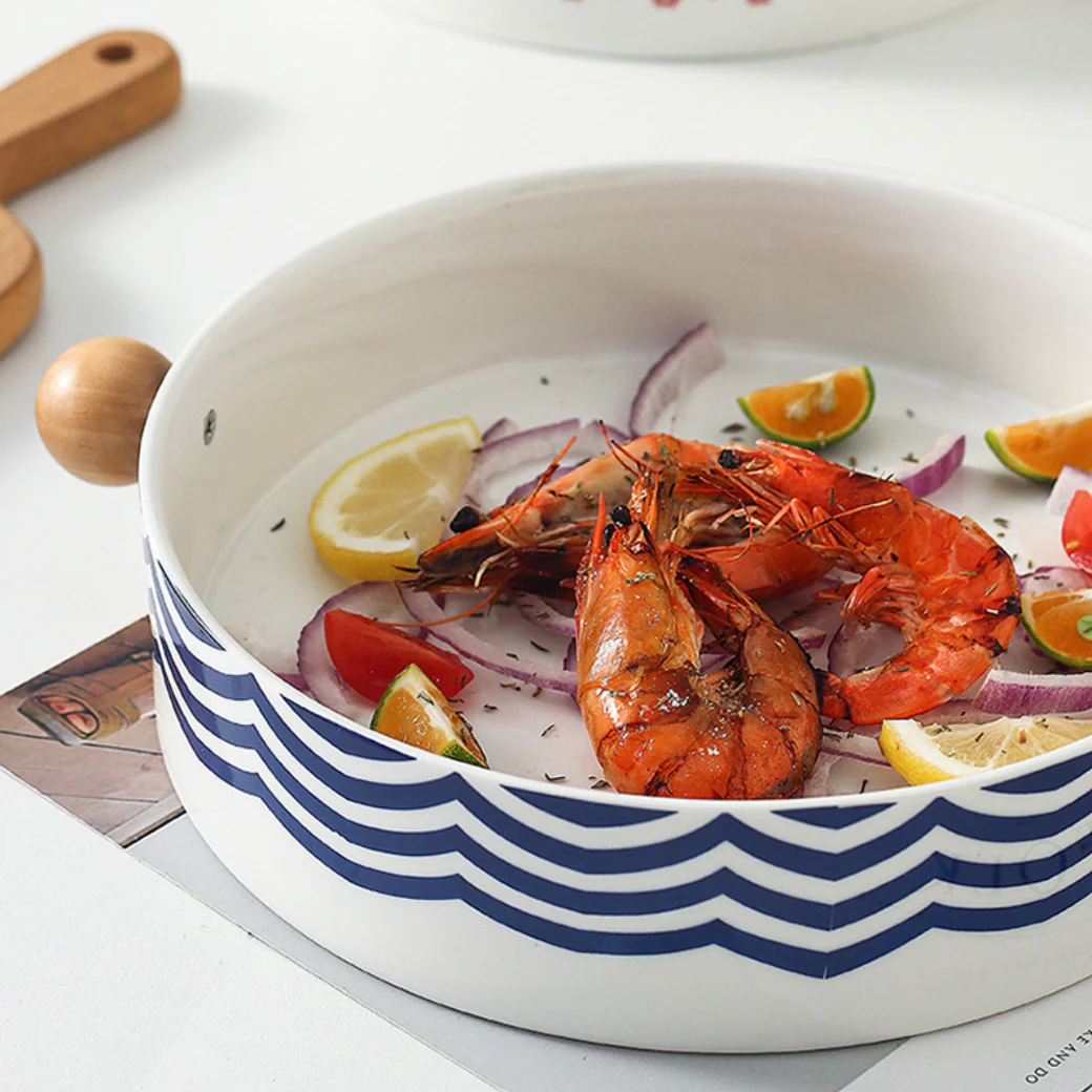 Ceramic Salad Bowl - Image 5
