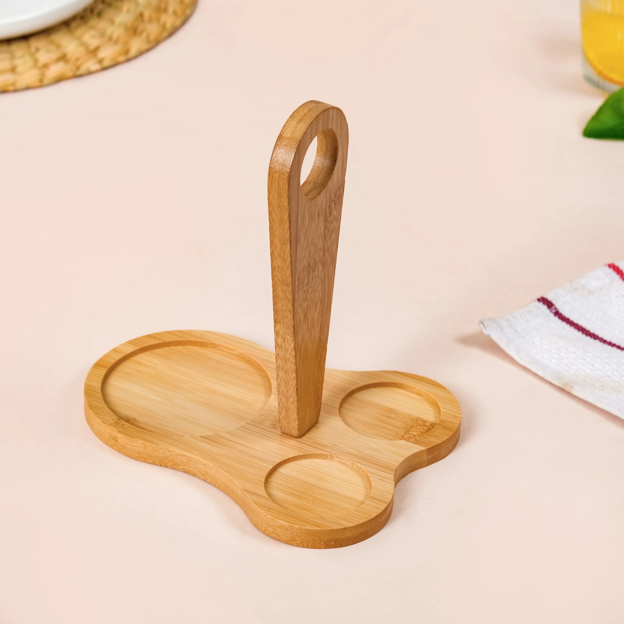 Ceramic Seasoning Jars Set Of 3 With Spoon And Wooden Stand - Image 8