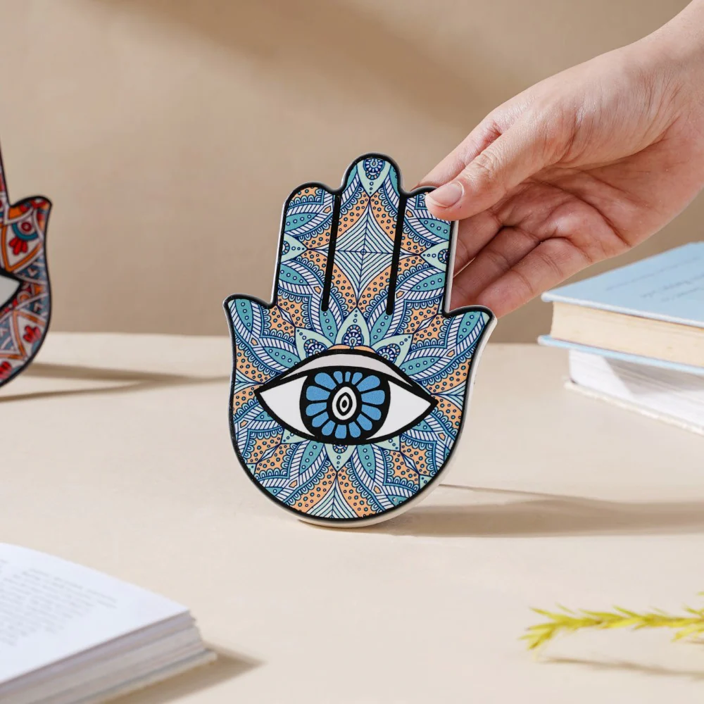 Cerulean Hand Decor With Stand - Image 2