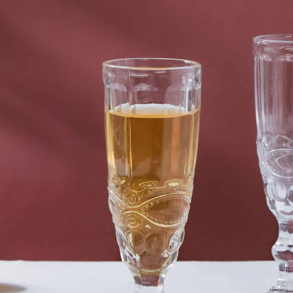 Champagne Glass Transparent Set Of 6 150 ml - Image 11