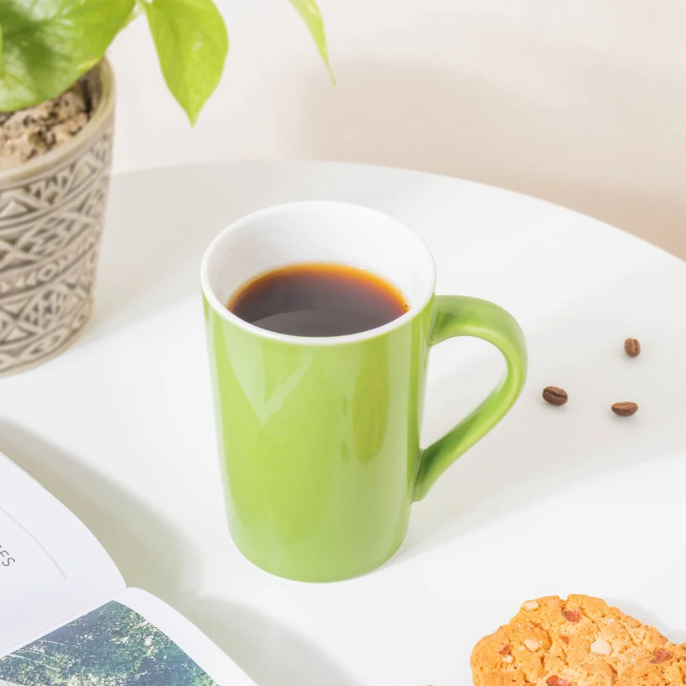 Chartreuse Green Minimalist Mug 350 ml - Image 3