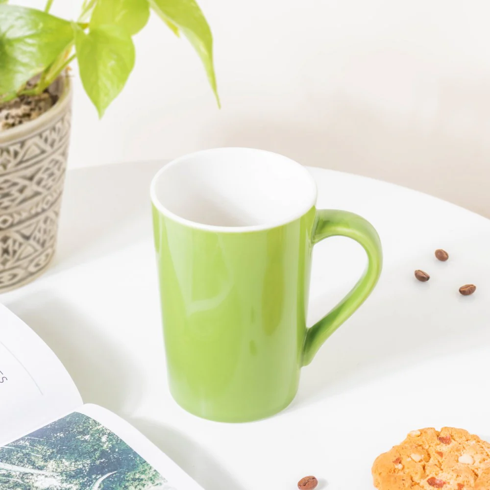 Chartreuse Green Minimalist Mug 350 ml - Image 4