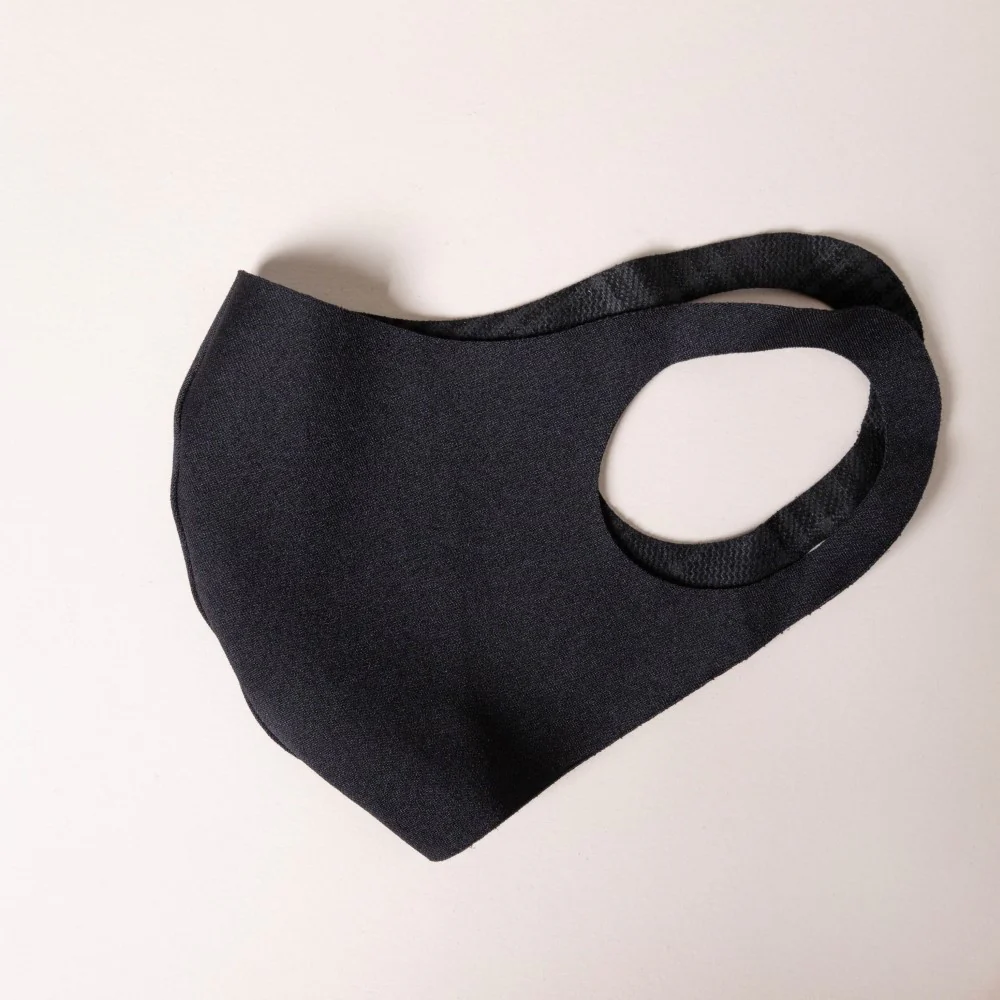 Checkered Pollution Protect Face Mask Black Set Of 4 - Image 6