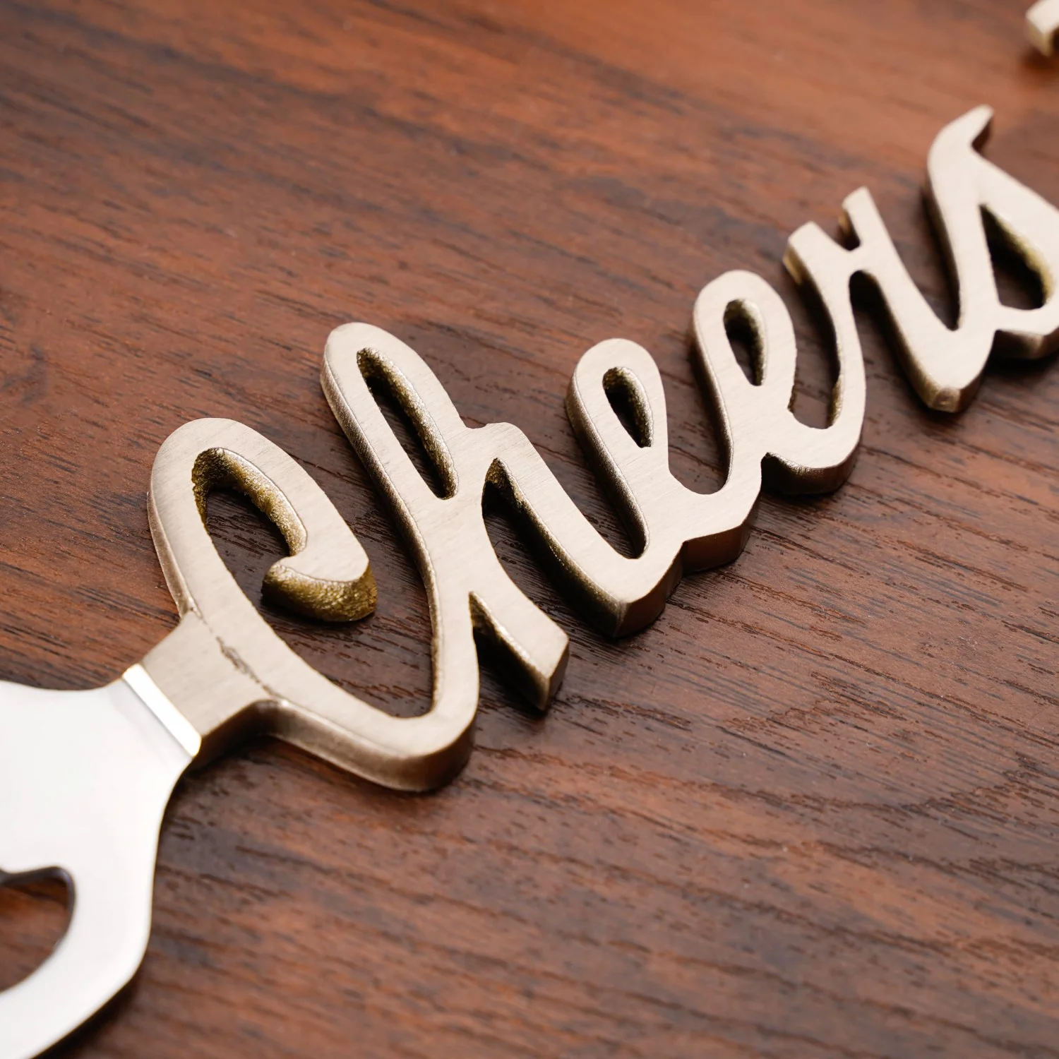 Cheers Stainless Steel Bottle Opener - Image 8