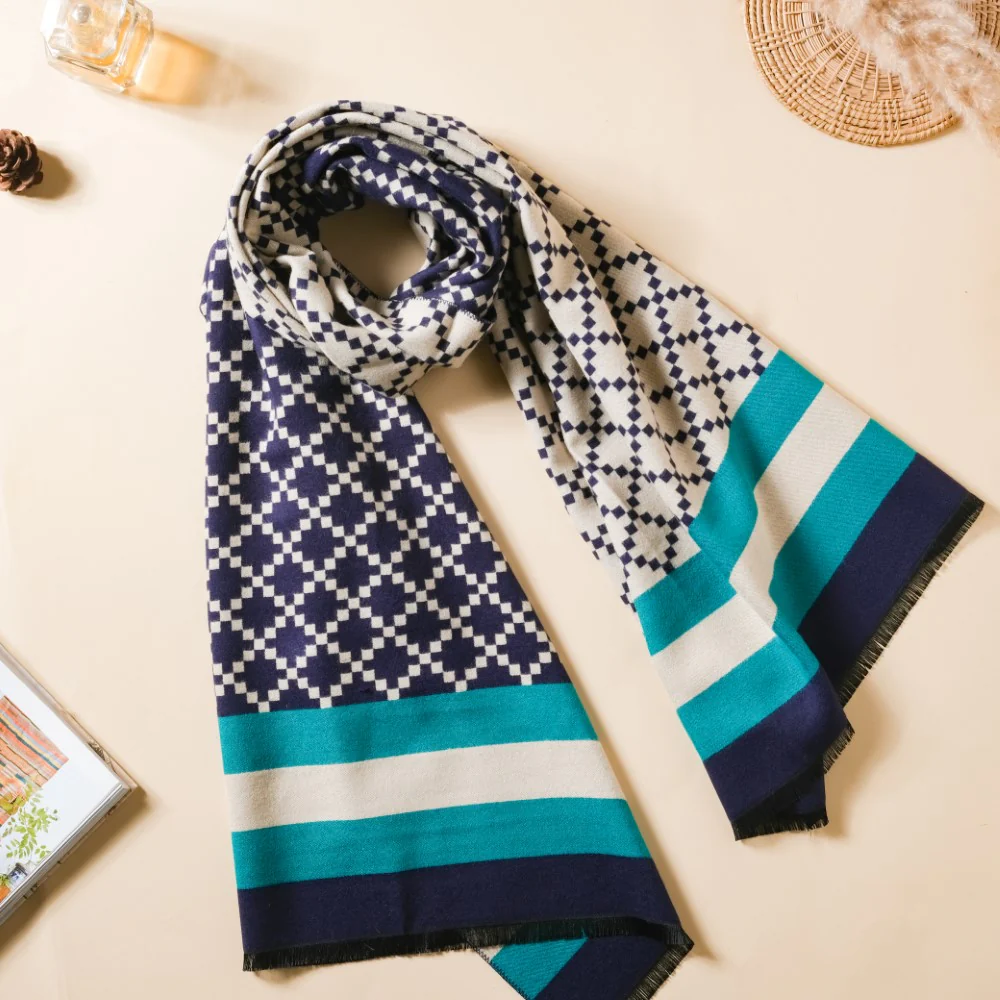 Chequered Super Soft Scarf For Women