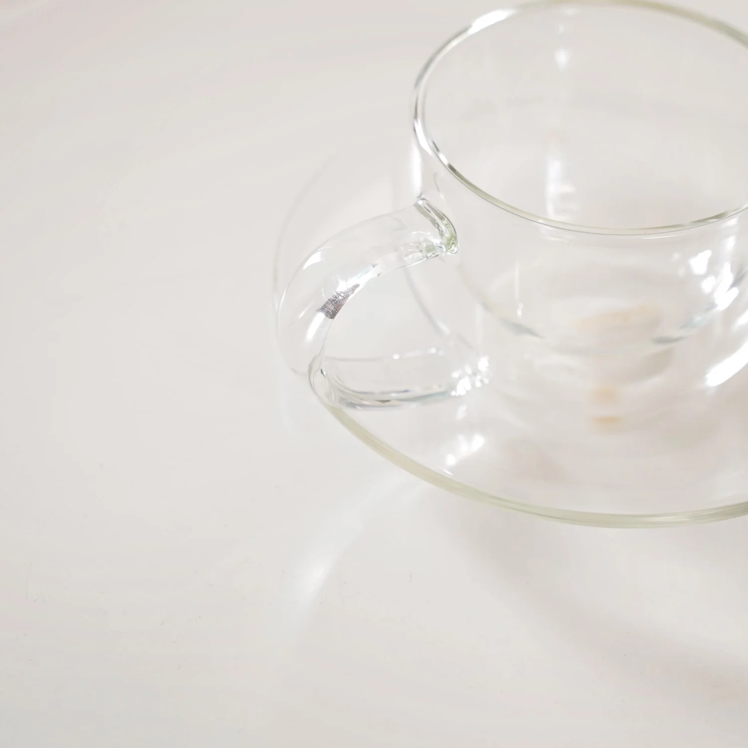Chic Glass Cup And Saucer Set Of 4 100ml - Image 9