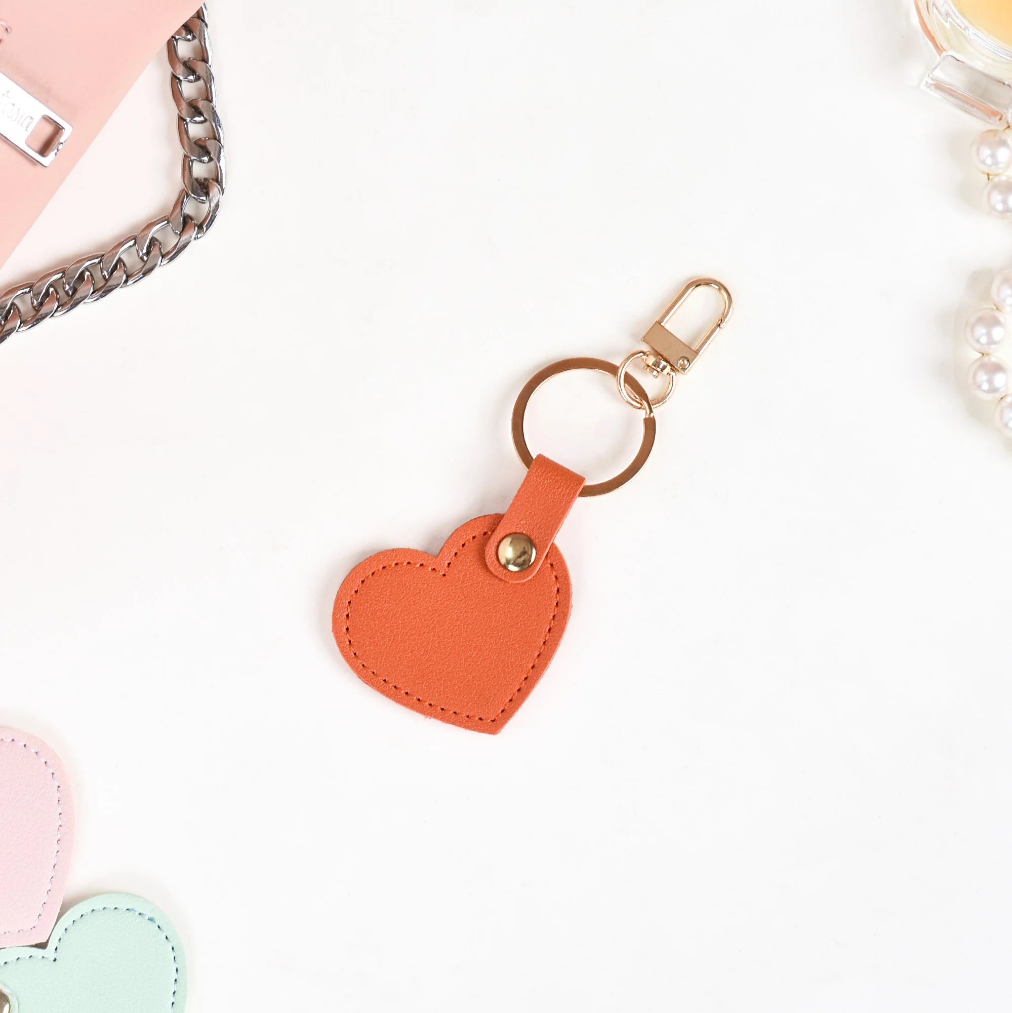 Chic Heart Keychain Set of 3 - Image 8