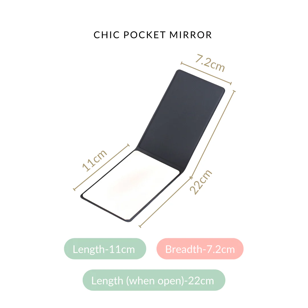 Chic Pocket Mirror White - Image 6